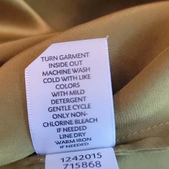 J.JILL Chartreuse Green Yellow 100% Silk Scoop Neck Sleeveless Shell Tank Top S - Picture 6 of 14